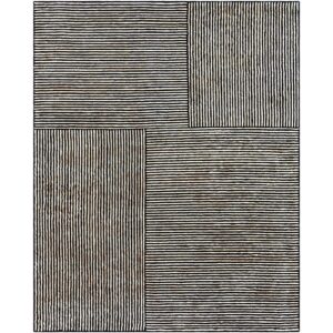 Quartz Black Handmade Rug by Livabliss