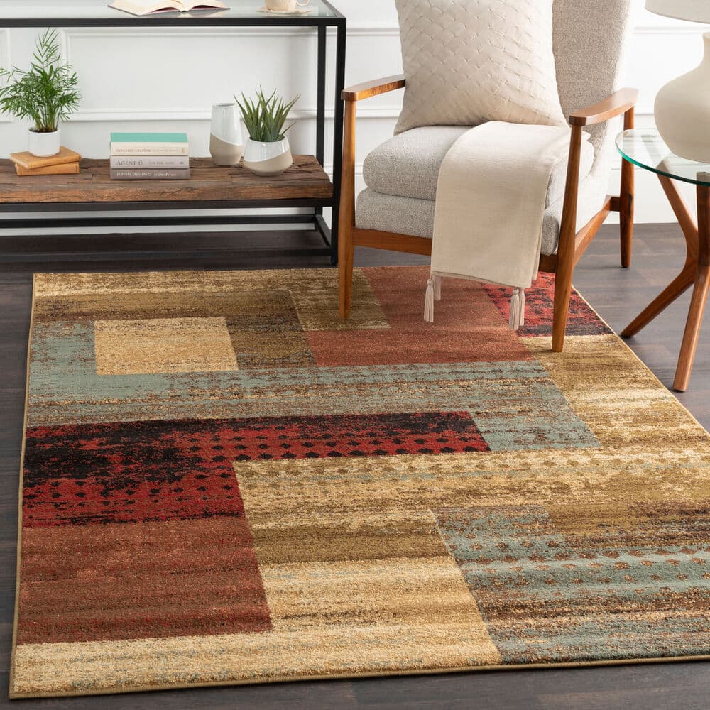 Riley Brown Machine Woven Rug by Livabliss - Image 2