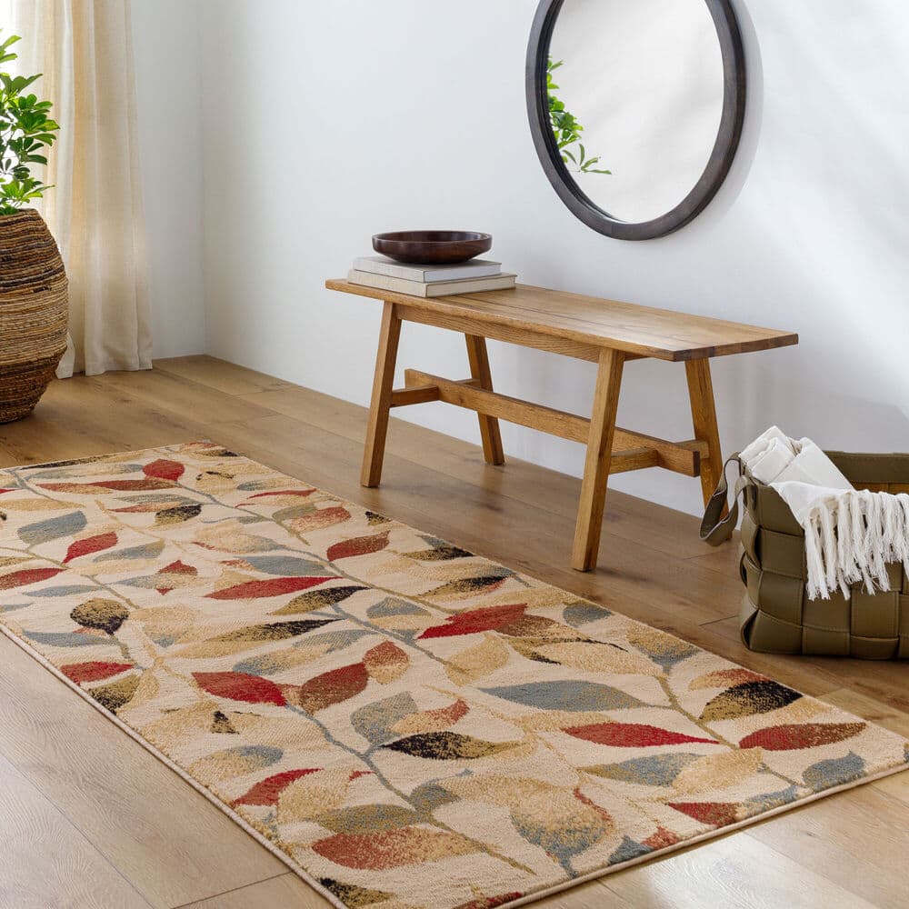 Riley Light Green Machine Woven Rug by Livabliss - Image 8