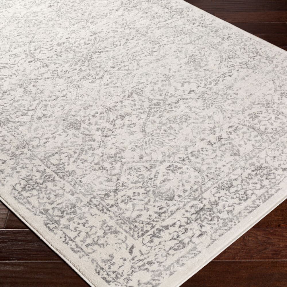 Roma White Machine Woven Rug by Livabliss - Image 3