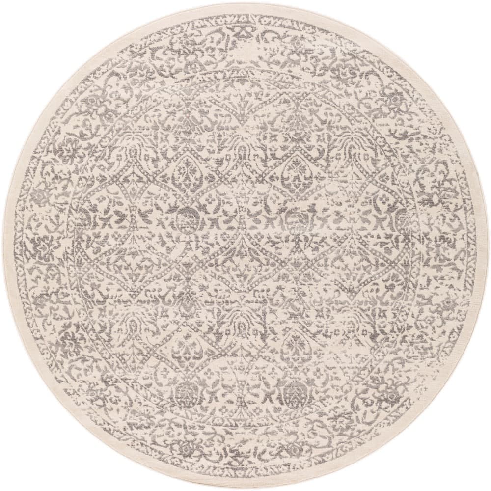 Roma White Machine Woven Rug by Livabliss - Image 9