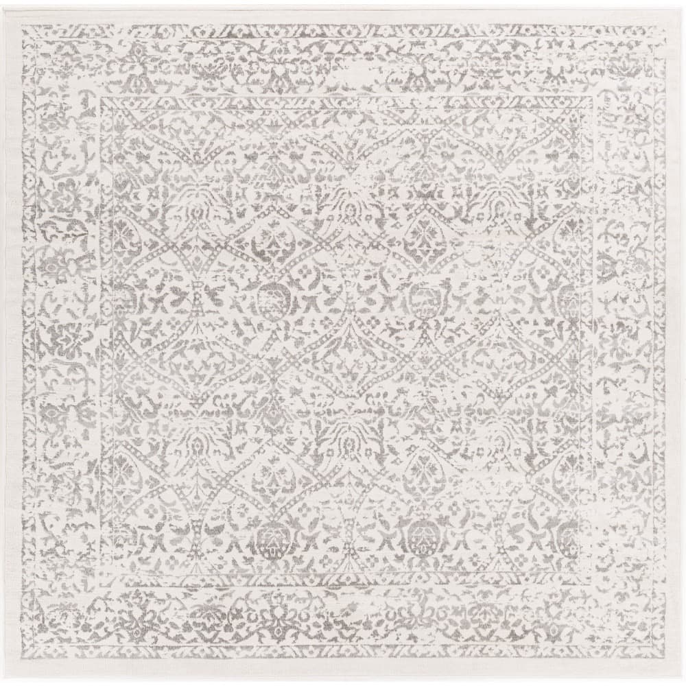 Roma White Machine Woven Rug by Livabliss - Image 10