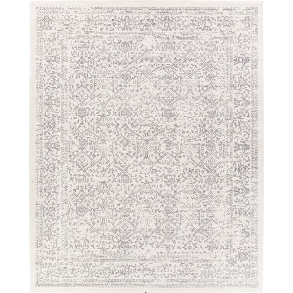 Roma White Machine Woven Rug by Livabliss