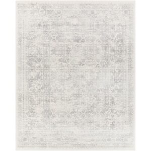Roma Gray Machine Woven Rug by Livabliss