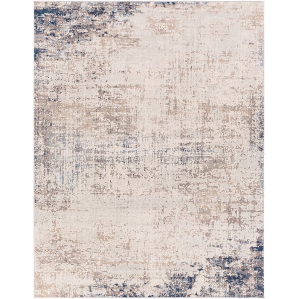 Roma Gray Machine Woven Rug by Livabliss