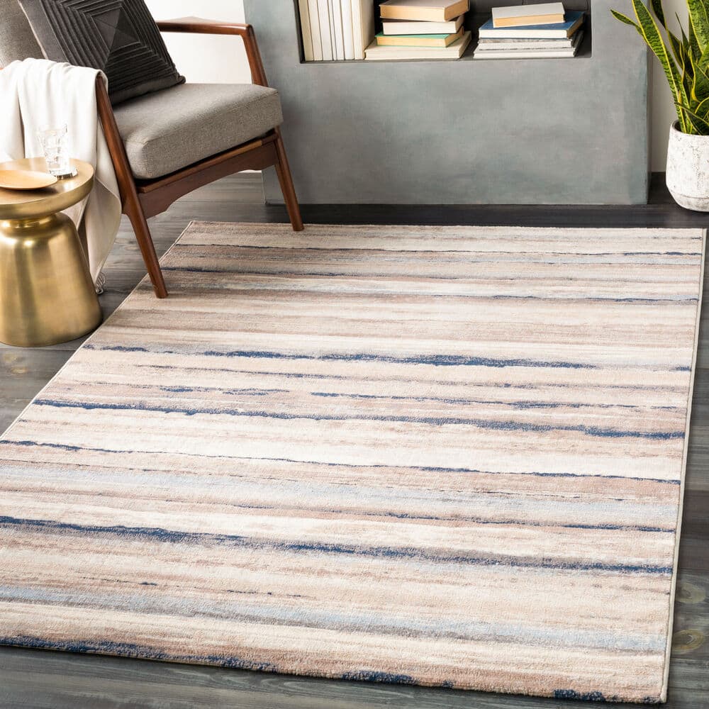 Roma Beige Machine Woven Rug by Livabliss - Image 7