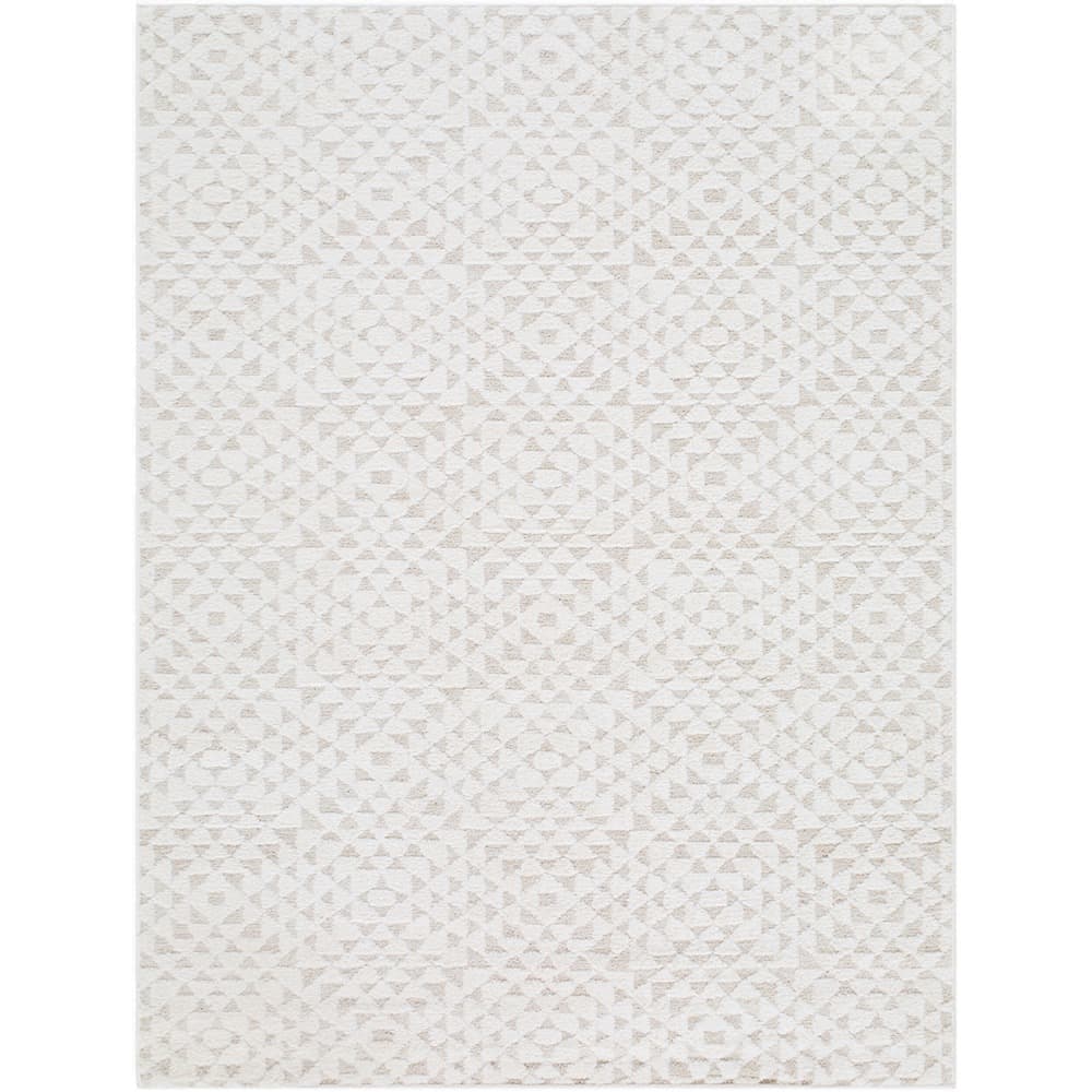 The Studio Edit Cream Machine Woven Rug by Rachel Zoe for Livabliss