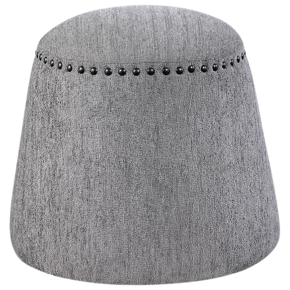 Sana Charcoal Ottoman by Livabliss