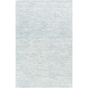 Strada Ice Blue Handmade Rug by Livabliss