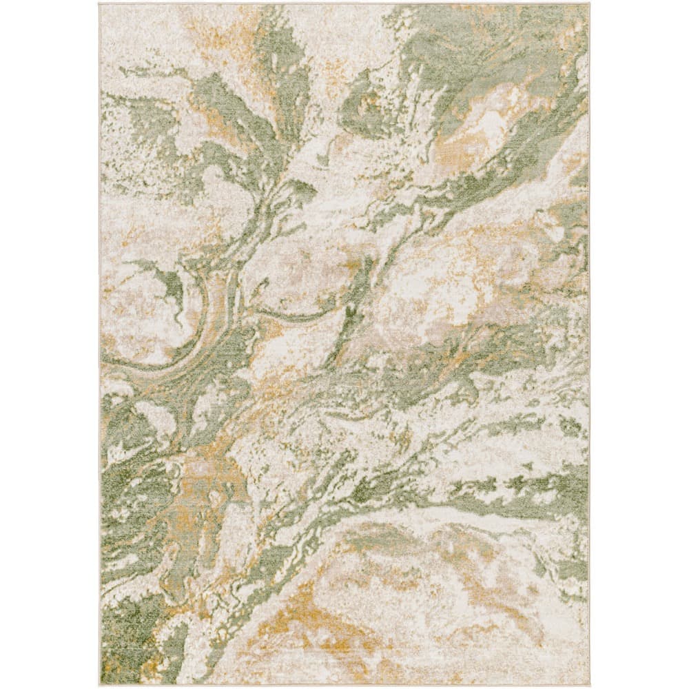 San Francisco Ivory Machine Woven Rug by Livabliss