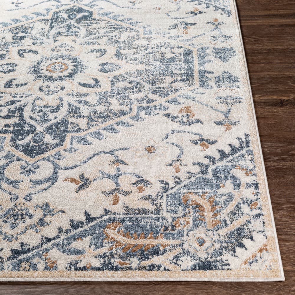 St Tropez Denim Machine Woven Rug by Livabliss - Image 5