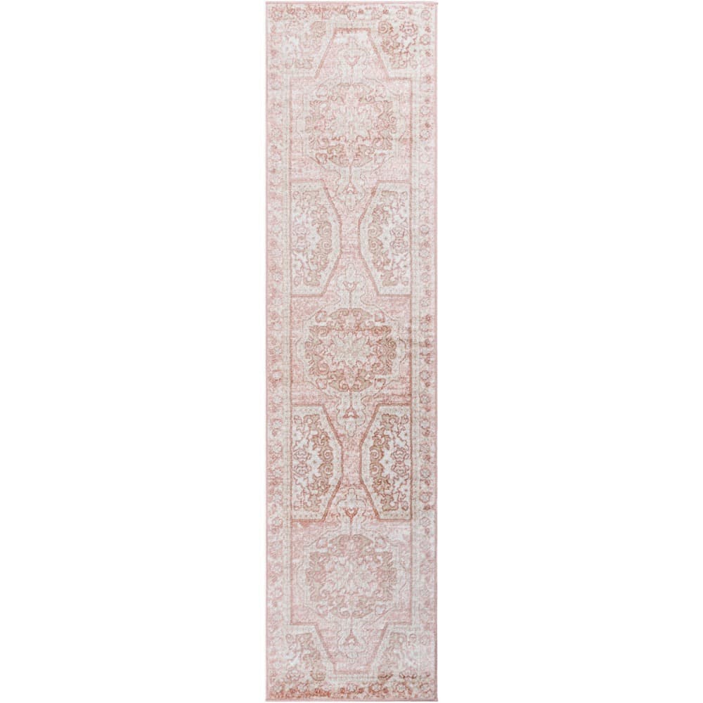 St Tropez Pale Pink Machine Woven Rug by Livabliss - Image 7