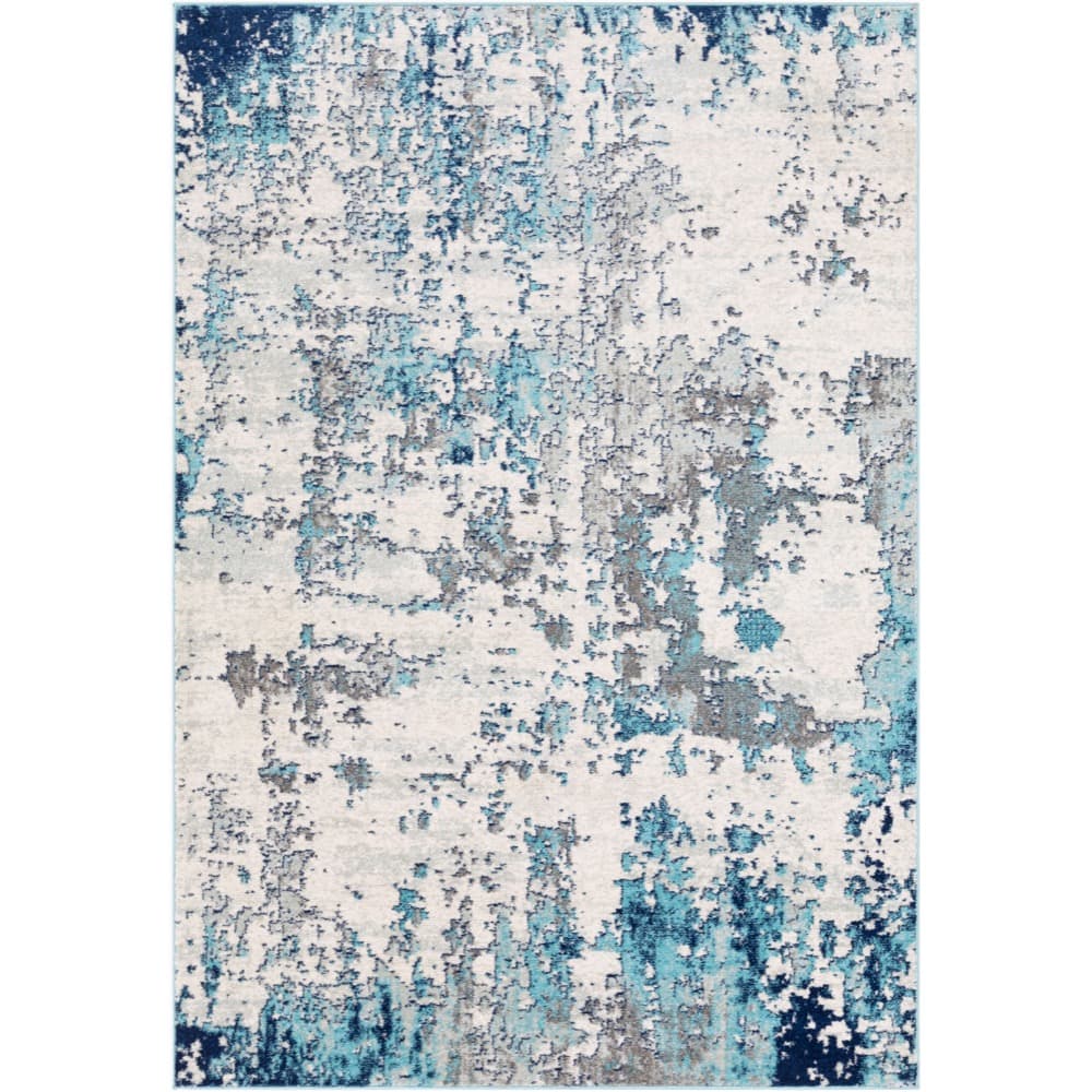 Sunderland Blue Machine Woven Rug by Livabliss - Image 7