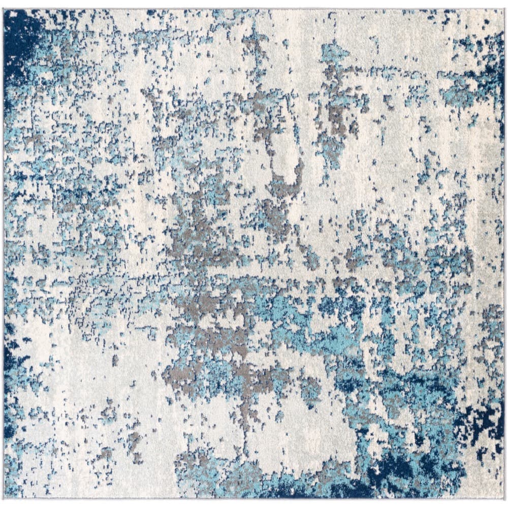 Sunderland Blue Machine Woven Rug by Livabliss - Image 8