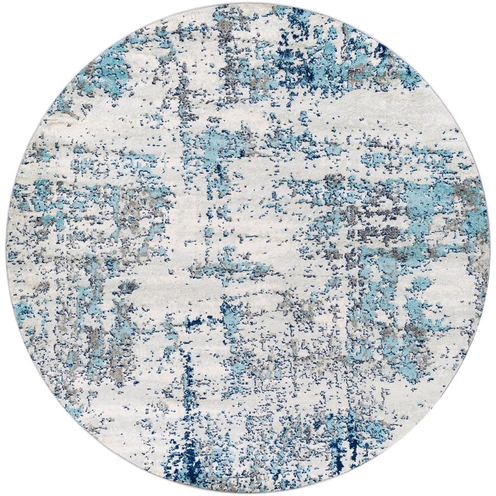 Sunderland Blue Machine Woven Rug by Livabliss - Image 6