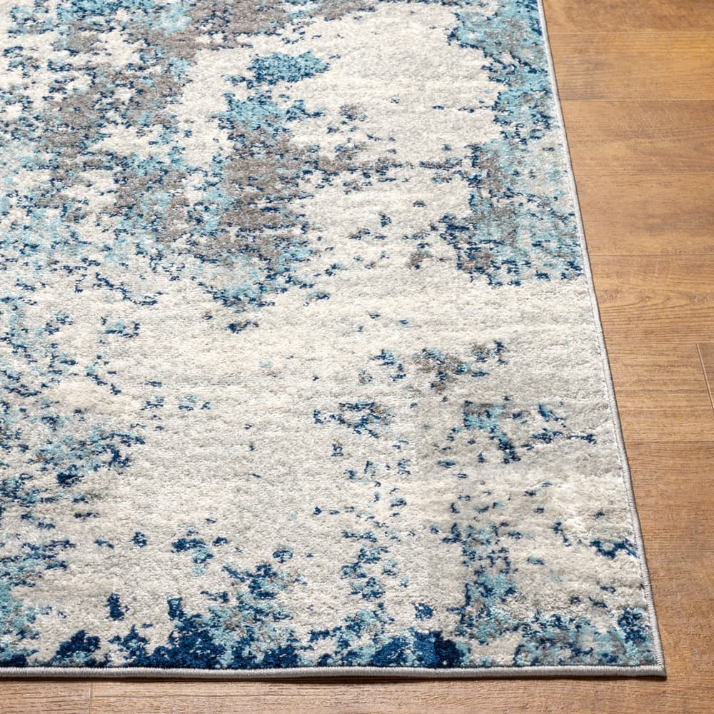 Sunderland Blue Machine Woven Rug by Livabliss - Image 5