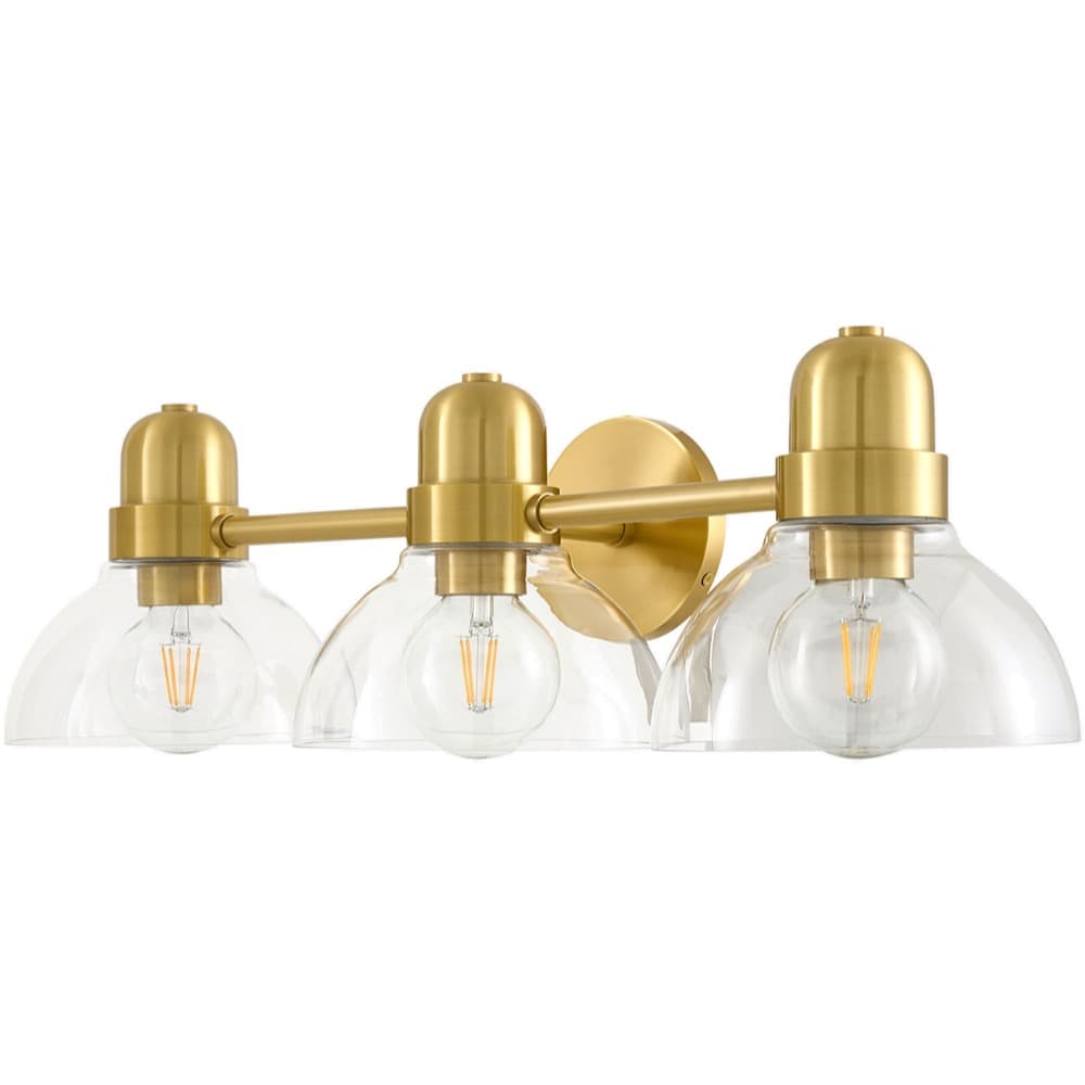 Solvoro Metallic Brass Wall Sconce by Livabliss