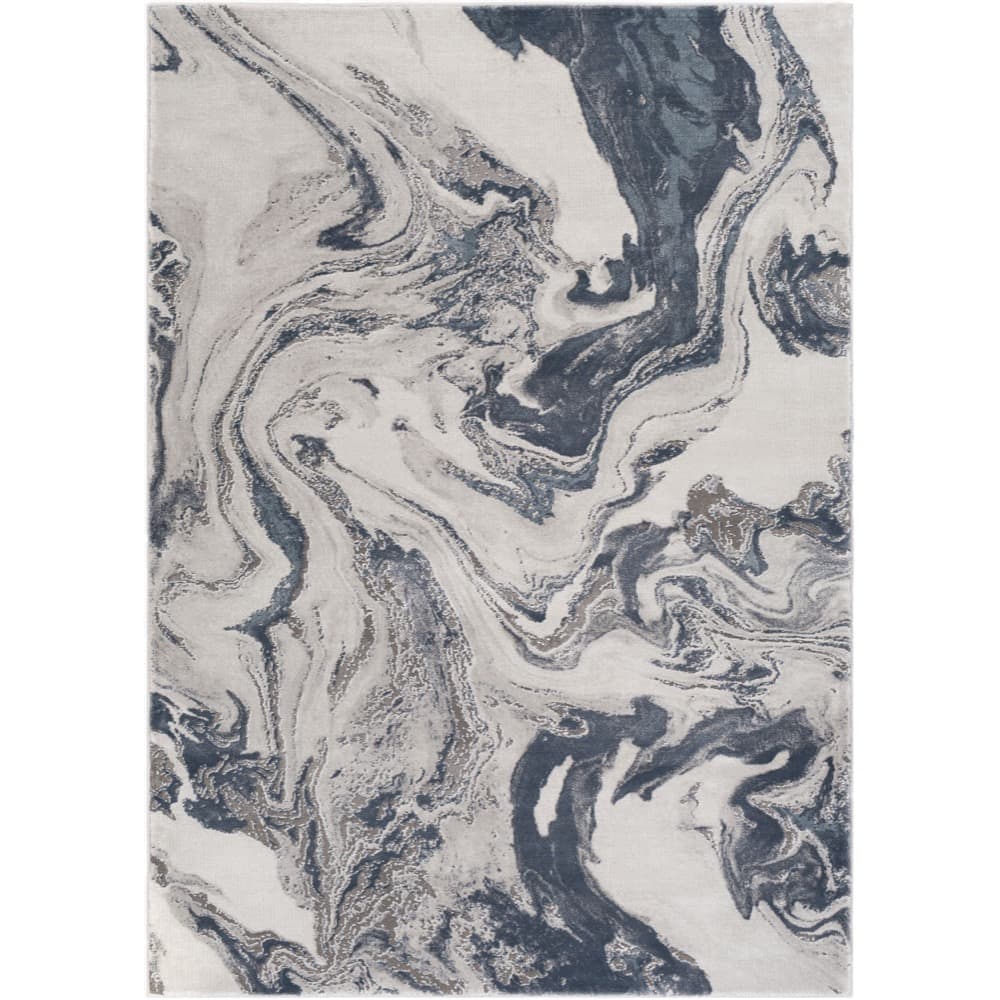 Tibetan Dark Blue Machine Woven Rug by Livabliss - Image 6