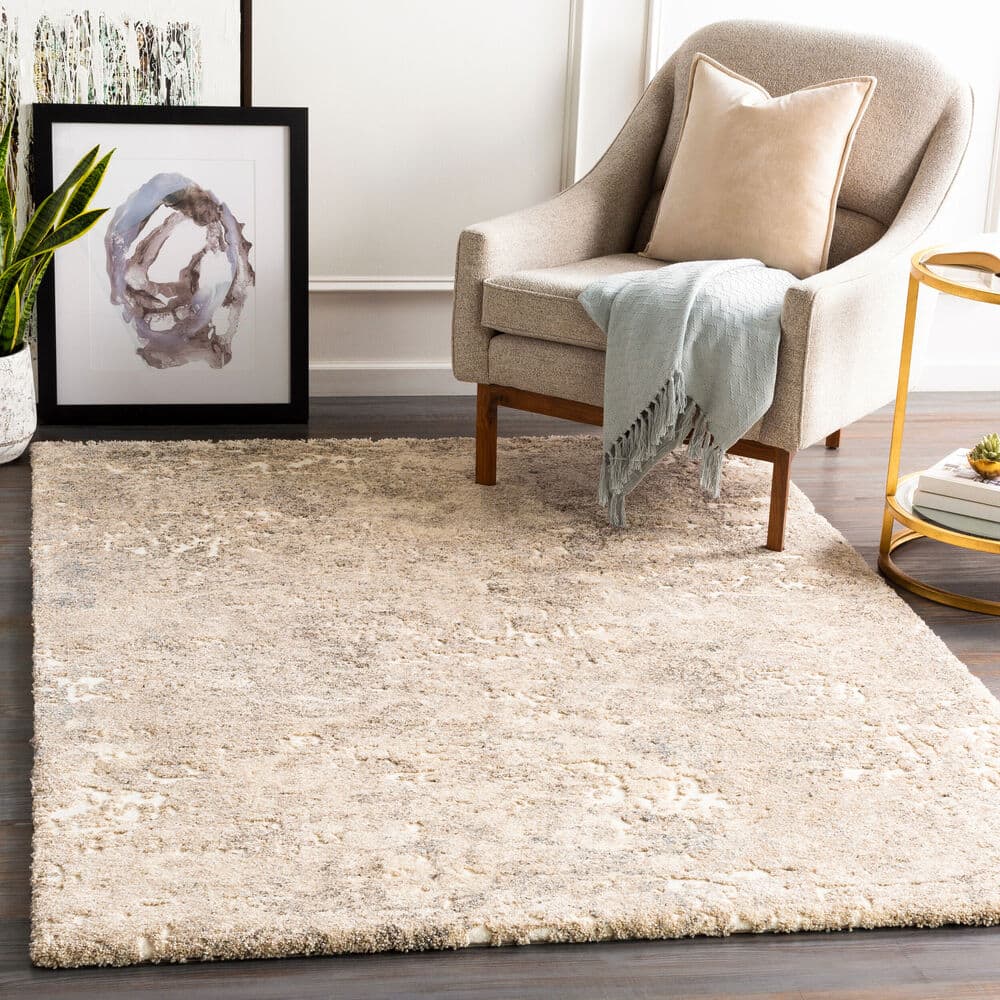 Tuscany Ivory Machine Woven Rug by Livabliss - Image 2