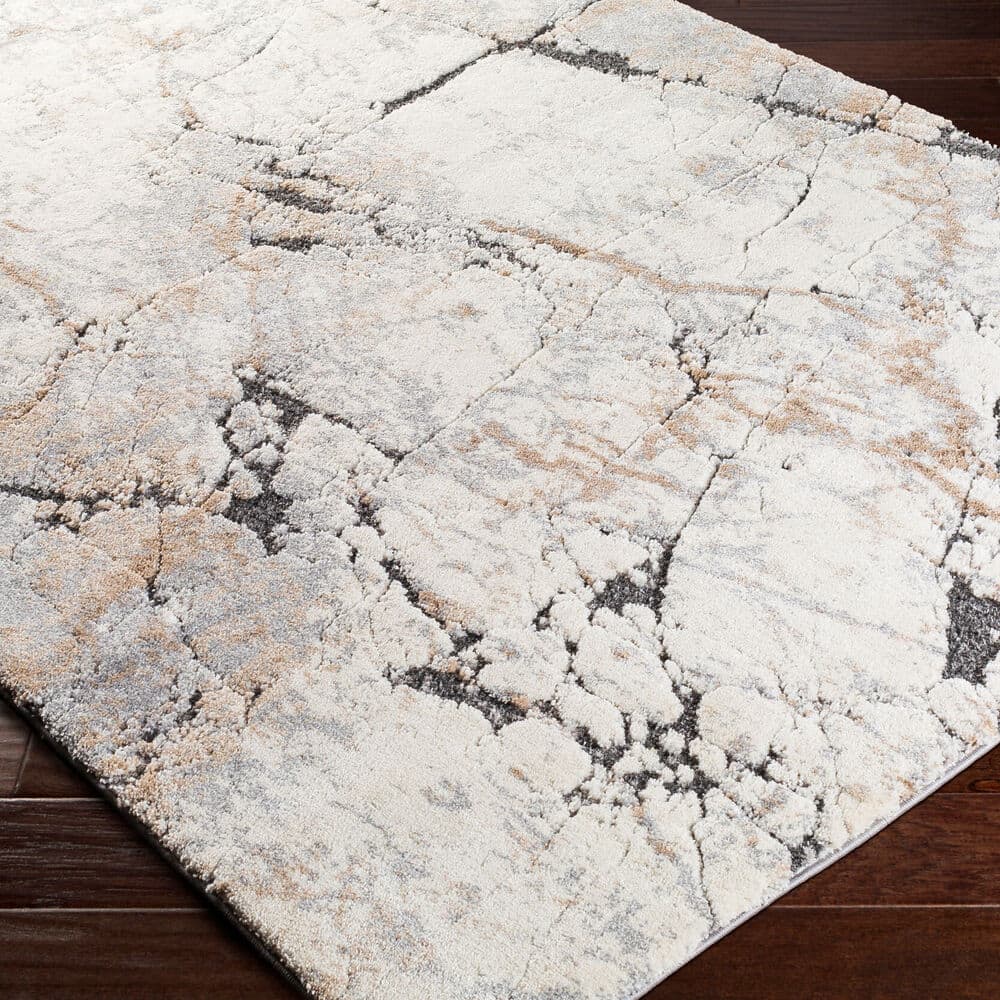 Tuscany Ivory Machine Woven Rug by Livabliss - Image 3