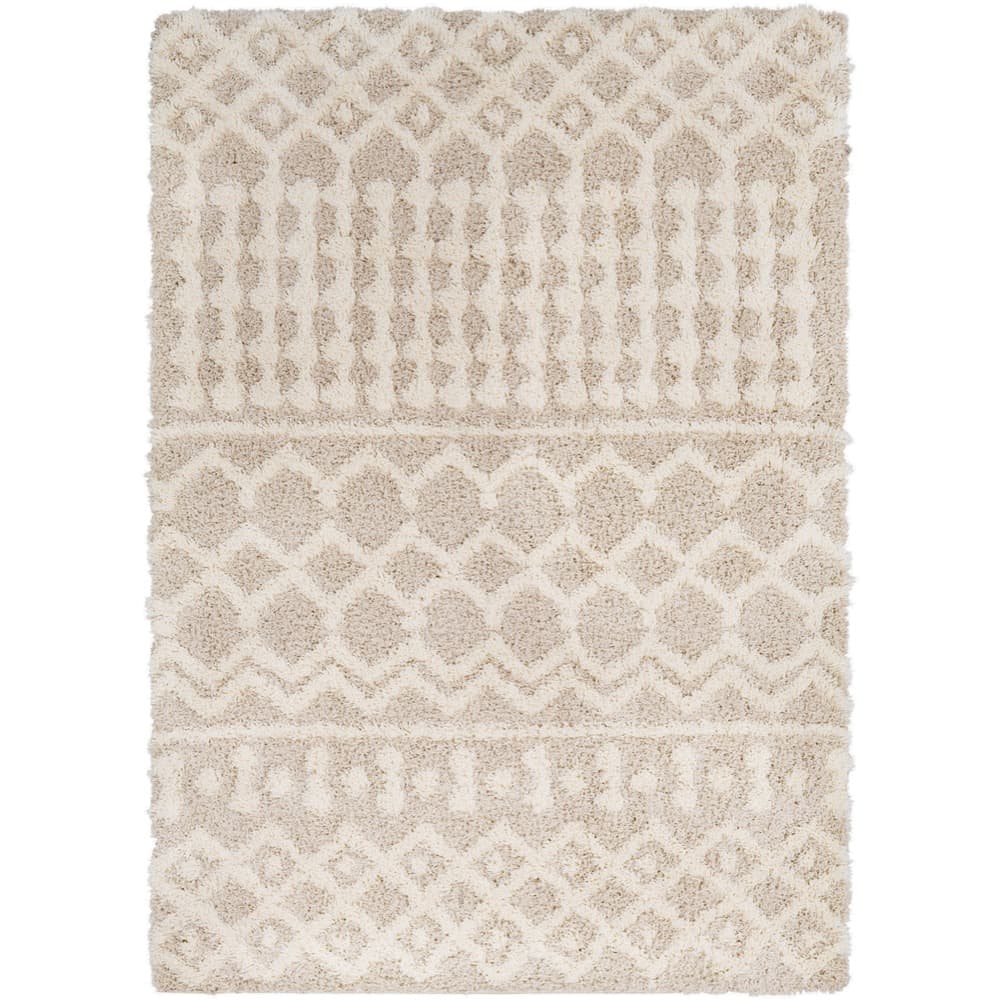 Urban Shag Beige Machine Woven Rug by Livabliss - Image 6