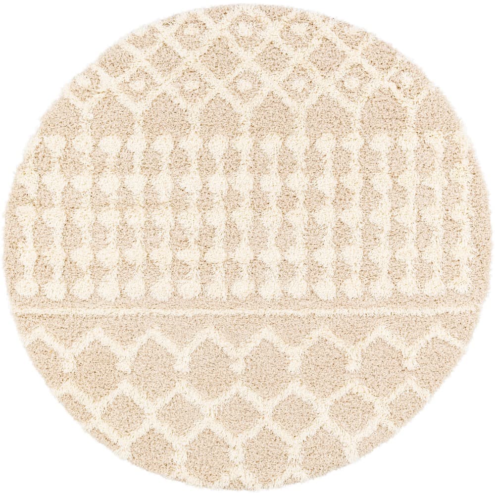 Urban Shag Beige Machine Woven Rug by Livabliss - Image 9