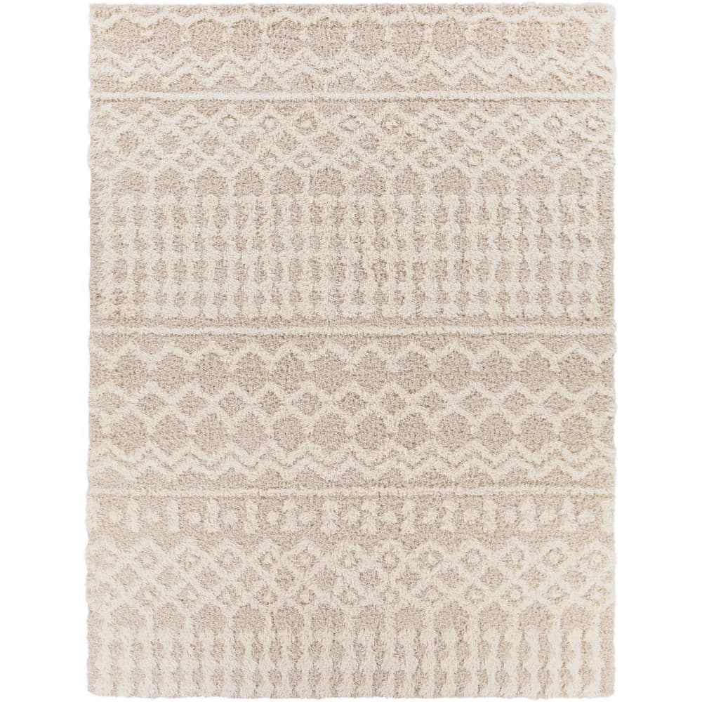 Urban Shag Beige Machine Woven Rug by Livabliss
