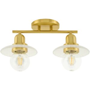 Vastrav Metallic Brass Wall Sconce by Livabliss