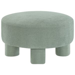 Wellton Sage Green Ottoman by Livabliss