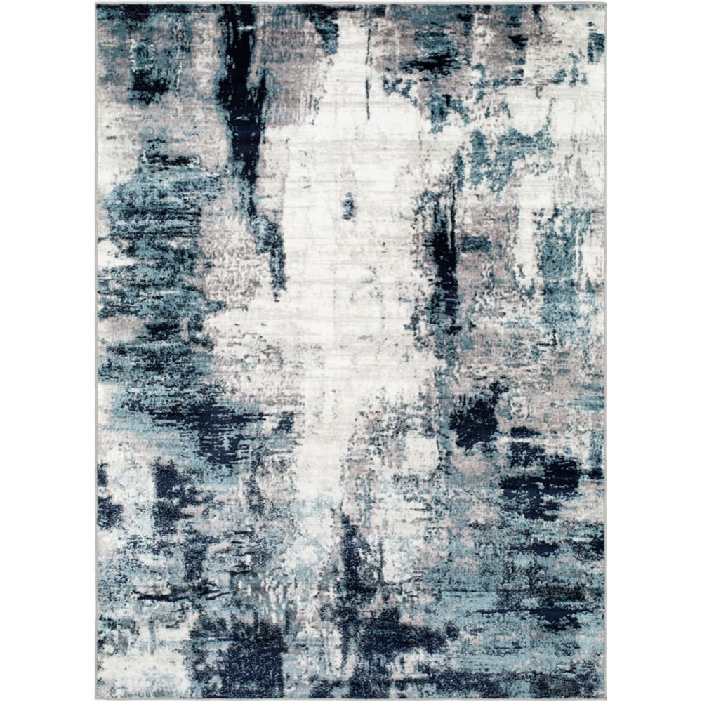 Wanderlust Blue Machine Woven Rug by Livabliss - Image 7
