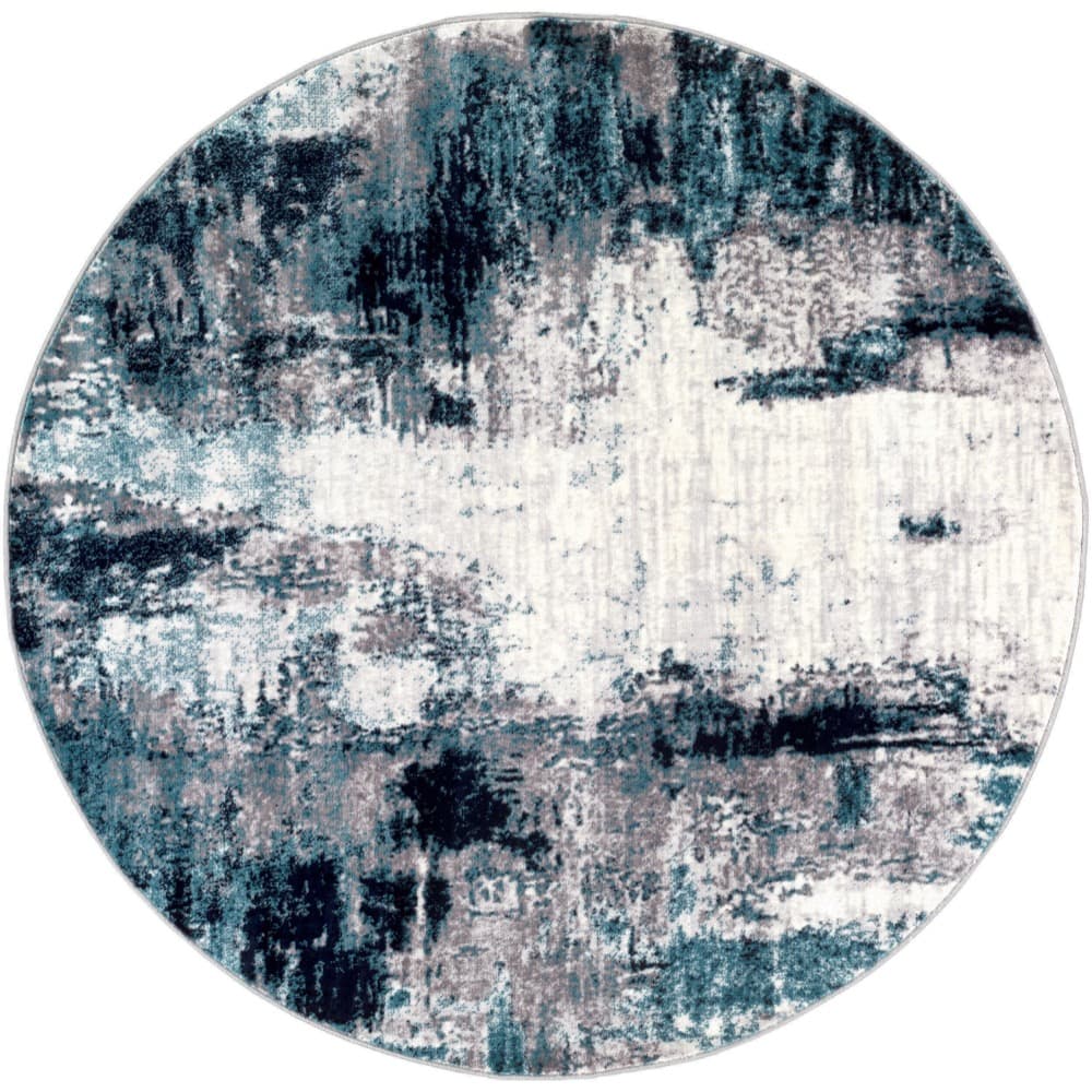 Wanderlust Blue Machine Woven Rug by Livabliss - Image 12