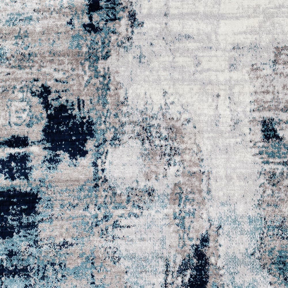 Wanderlust Blue Machine Woven Rug by Livabliss - Image 4