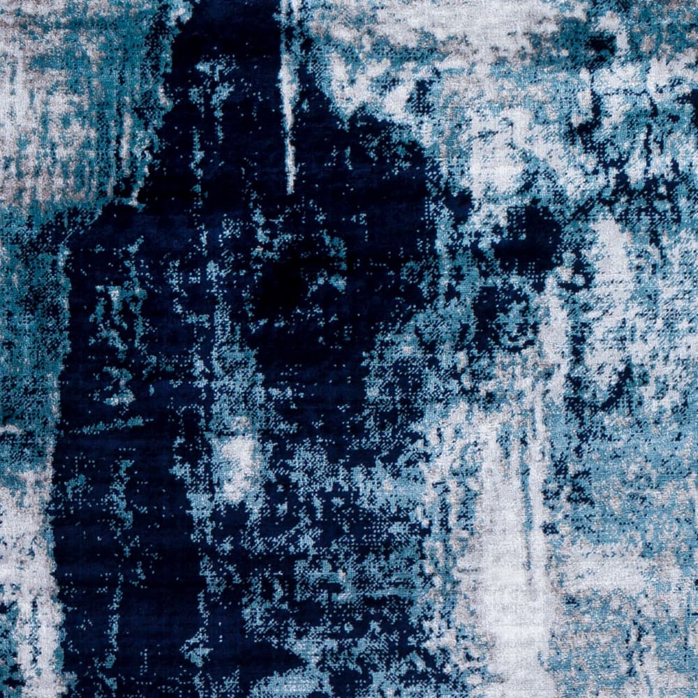 Wanderlust Blue Machine Woven Rug by Livabliss - Image 4