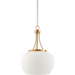 Yueva Metallic Brass Pendant by Livabliss