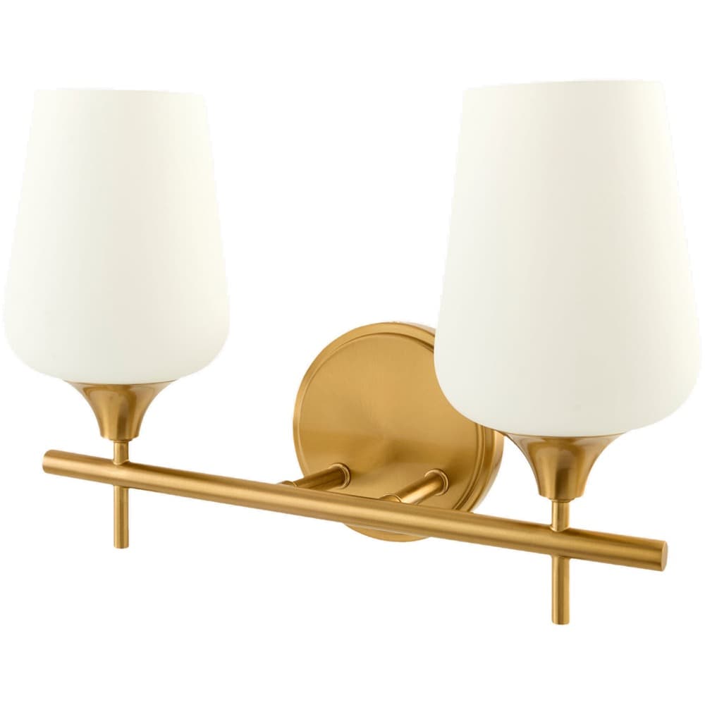 Yueva Metallic Brass Wall Sconce by Livabliss