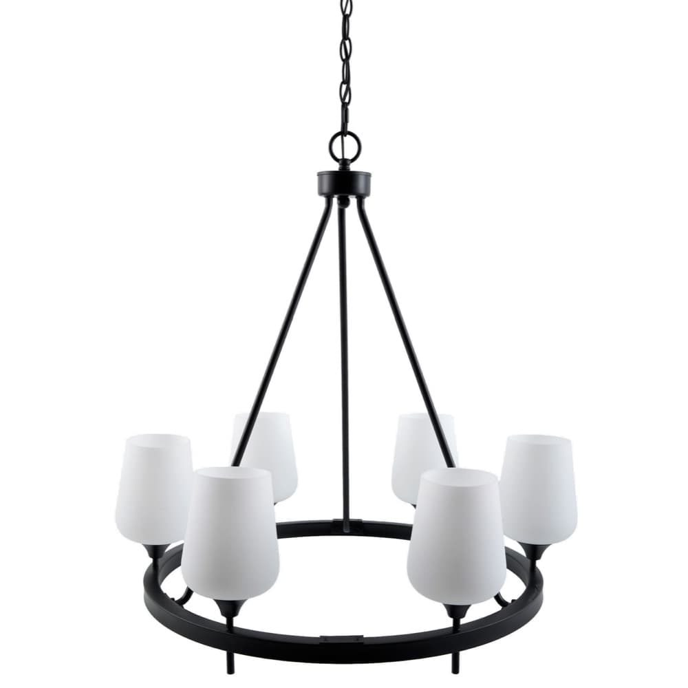 Yueva Black Chandelier by Livabliss