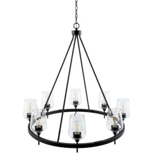 Yueva Black Chandelier by Livabliss