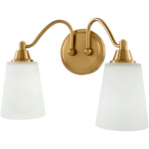 Yueva Metallic Brass Wall Sconce by Livabliss