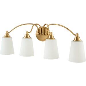 Yueva Metallic Brass Wall Sconce by Livabliss
