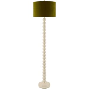 Zelda White Accent Floor Lamp by Livabliss