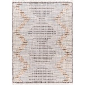 Zaragoza Medium Gray Machine Woven Rug by Livabliss