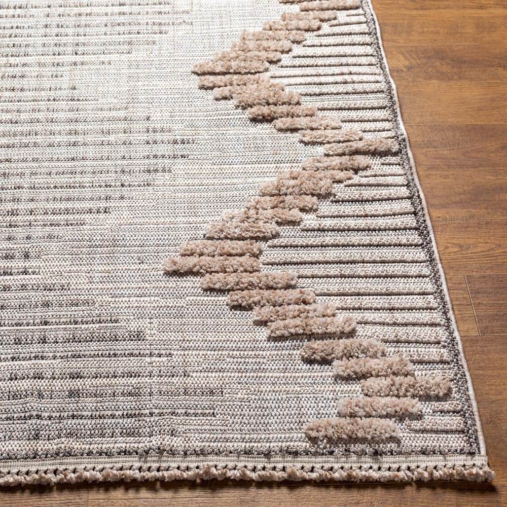Zaragoza Medium Gray Machine Woven Rug by Livabliss - Image 4