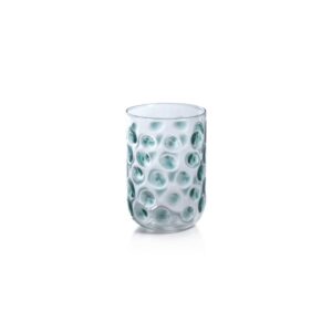 Airelles Glasses Tumblers in Green Set of 4 by Zodax