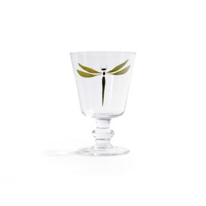 Whispering Dragonfly Water / Wine Stemware Set of 6 by Zodax