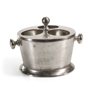 Raw Aluminum Three Bottle Wine Holder by Zodax
