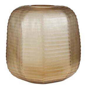 Ground Horizontal Amber Vase by HomArt