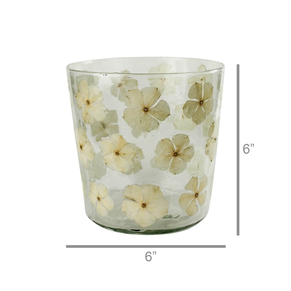 Medium Enameled Flower Hurricane by HomArt - Image 2