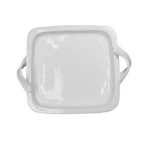 Square White Platter by Abigails
