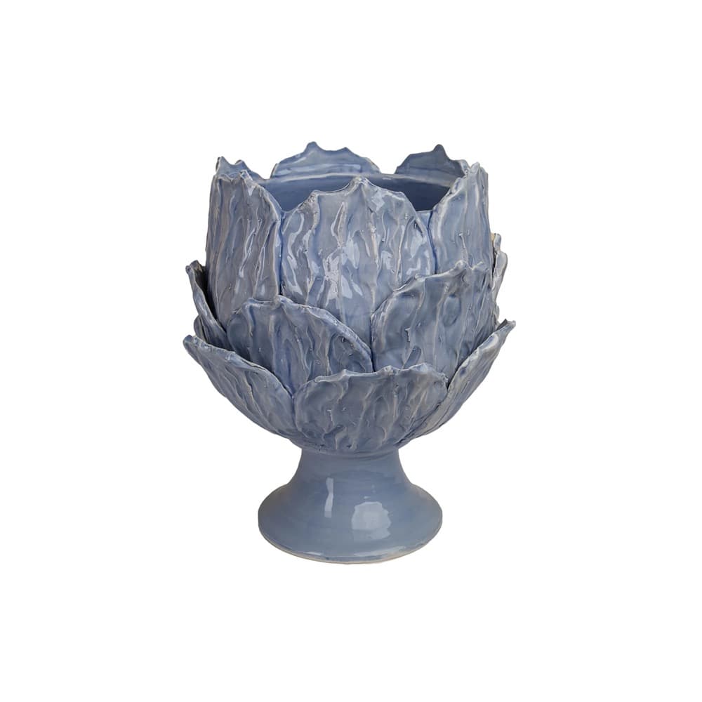 Periwinkle Foliage Footed Cachepot by Abigails
