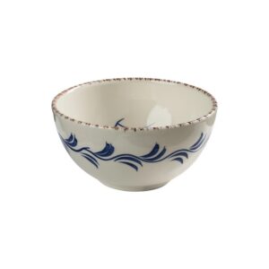 Casa Nuno Bowl, Blue with Flowers & Vine Set of 2 by Abigails